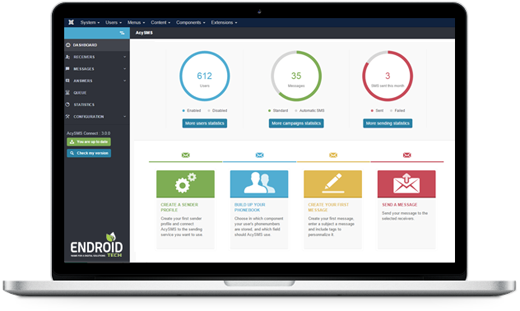 Bulk SMS Software Dashboard